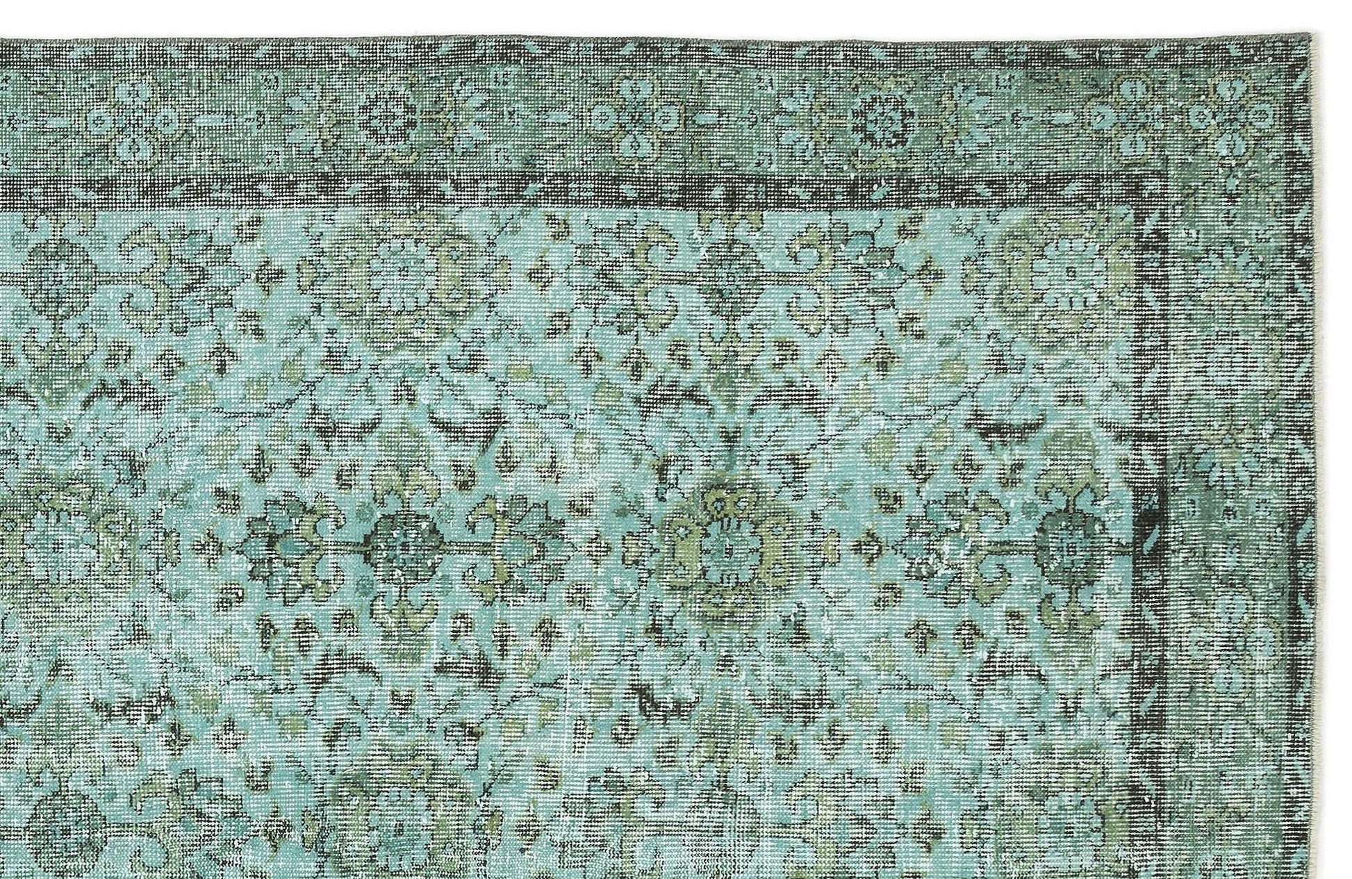 Bej Gri Bohem Eskitme Yün Halı 180x293