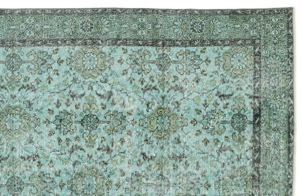 Bej Gri Bohem Eskitme Yün Halı 180x293