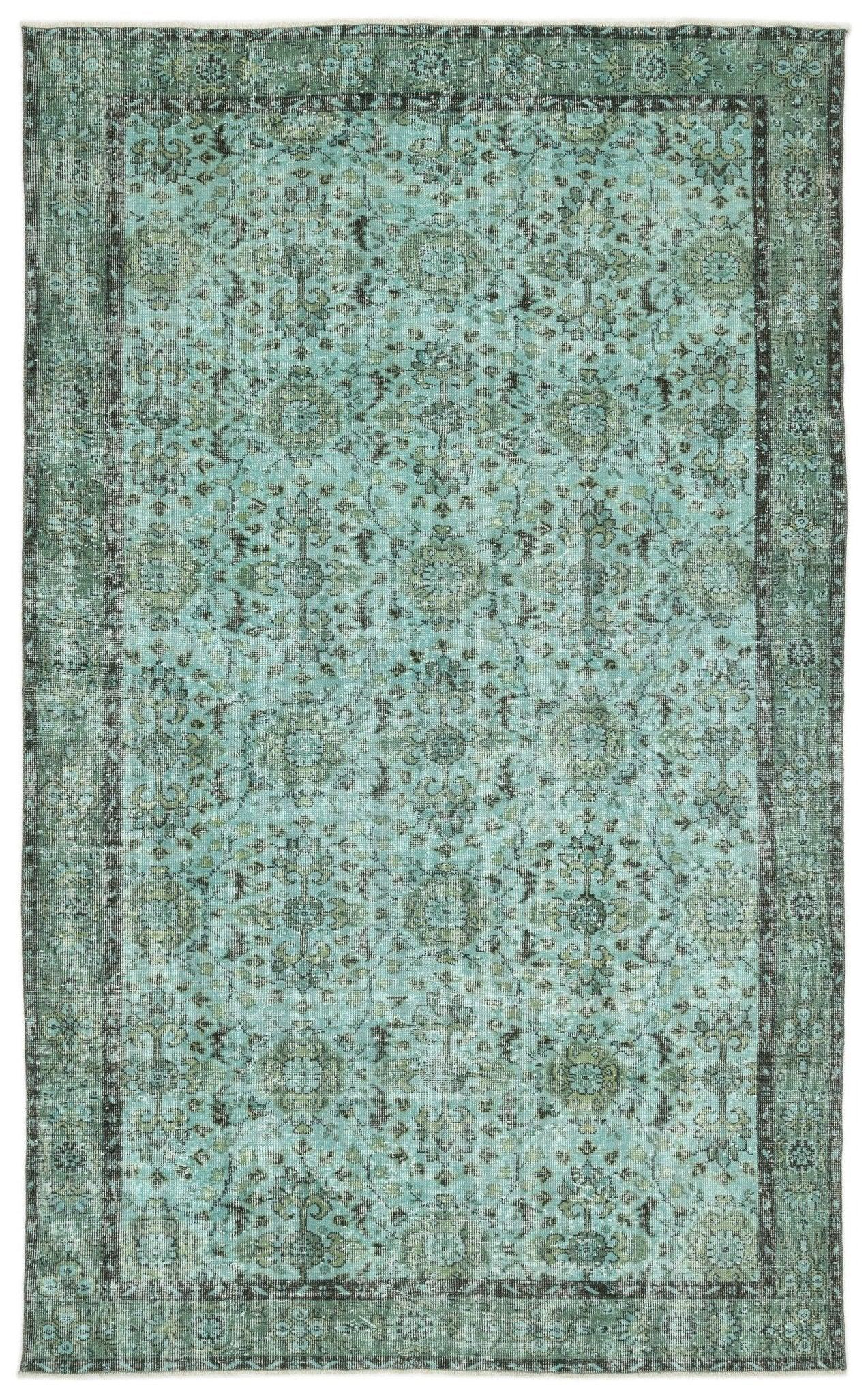 Bej Gri Bohem Eskitme Yün Halı 180x293