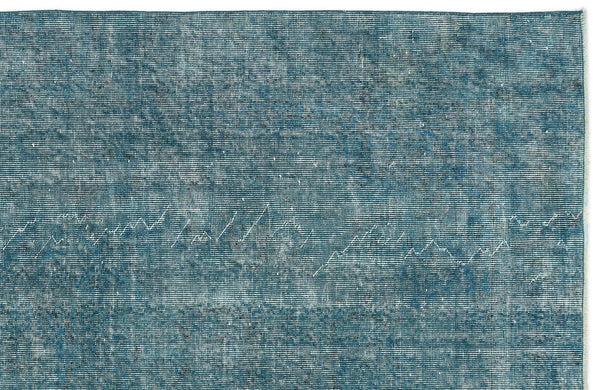 Beyaz Gri Eskitme Geometrik Yün Halı 164x273