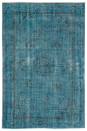 Beyaz Gri Eskitme Geometrik Yün Halı 167x253