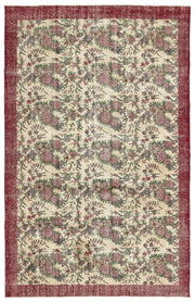 Atina 13062 Bej Eskitme Yün El Dokuma Halısı 188 x 295 - El Dokuma - HALI.NET