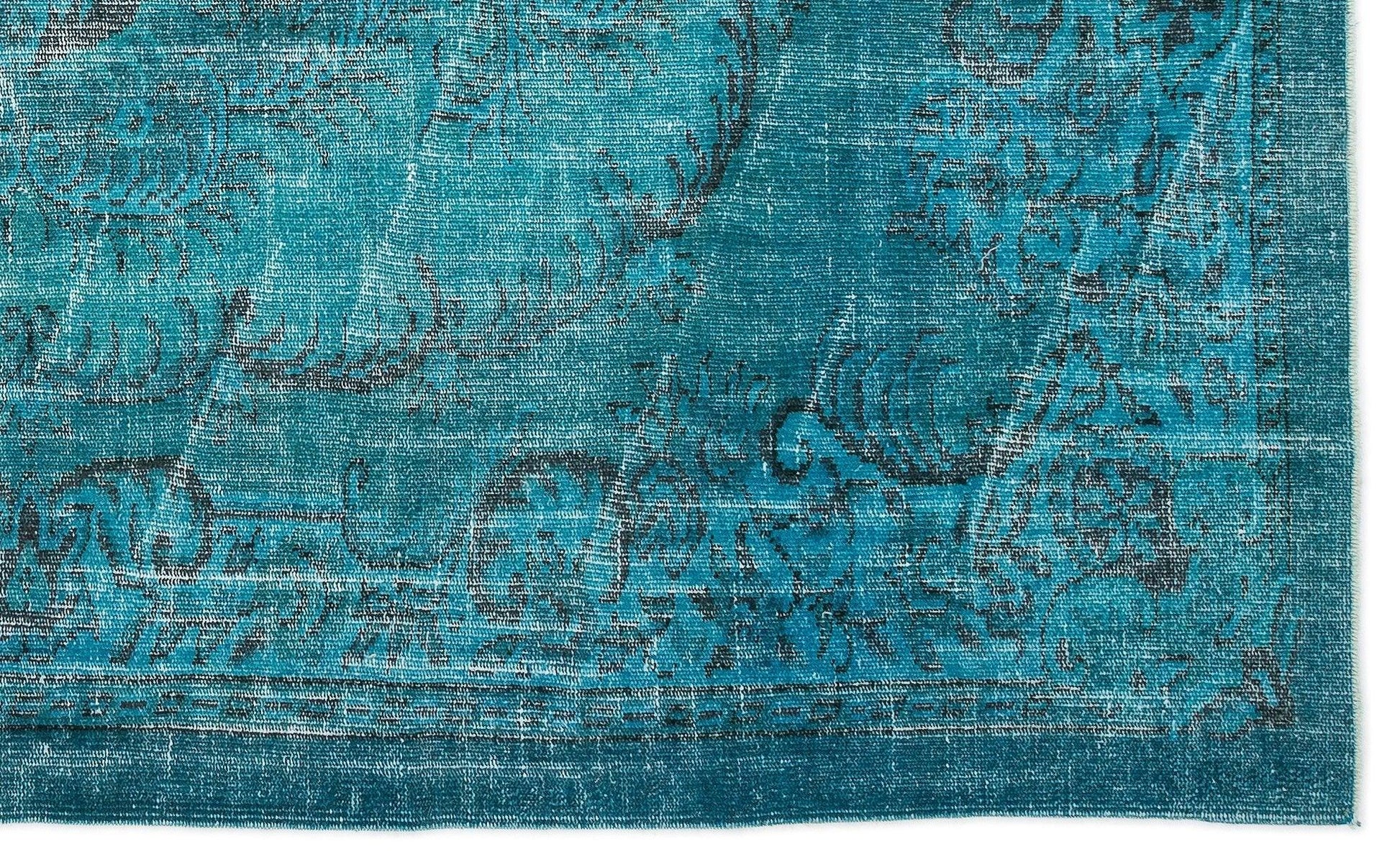 Beyaz Gri Bohem Eskitme Yün Halı 178x283