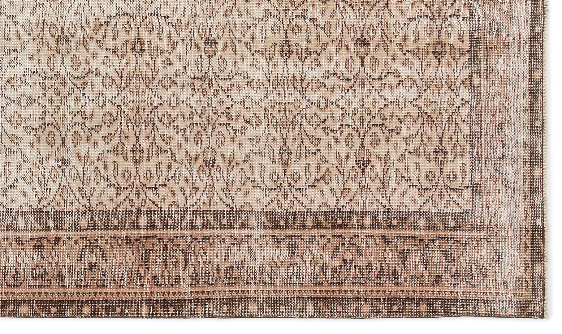 Atina 13707 Bej Eskitme Yün El Dokuma Halısı 161 x 270 - El Dokuma - HALI.NET