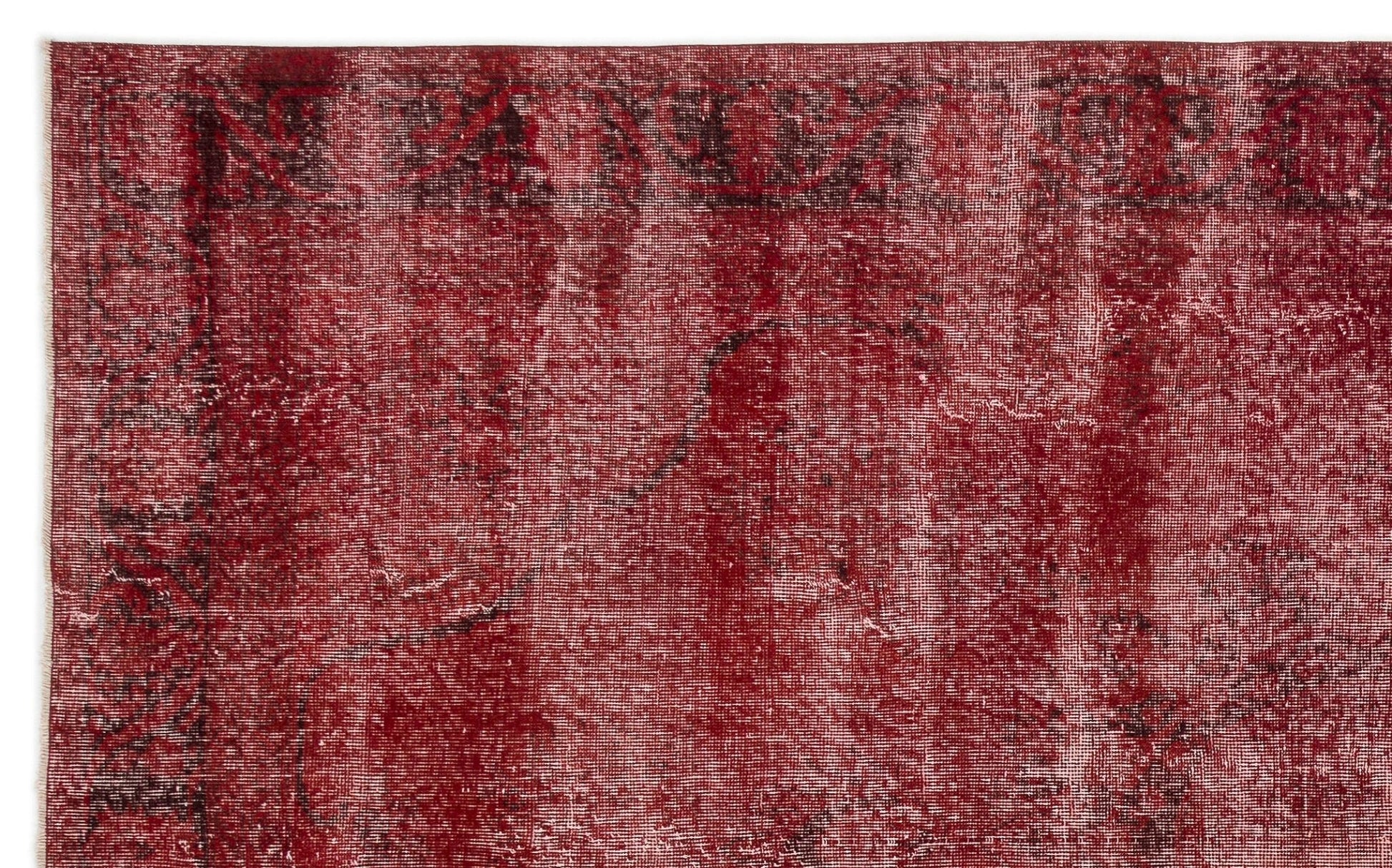 Atina 13883 Kırmızı Eskitme Yün El Dokuma Halısı 200 x 315 - El Dokuma - HALI.NET