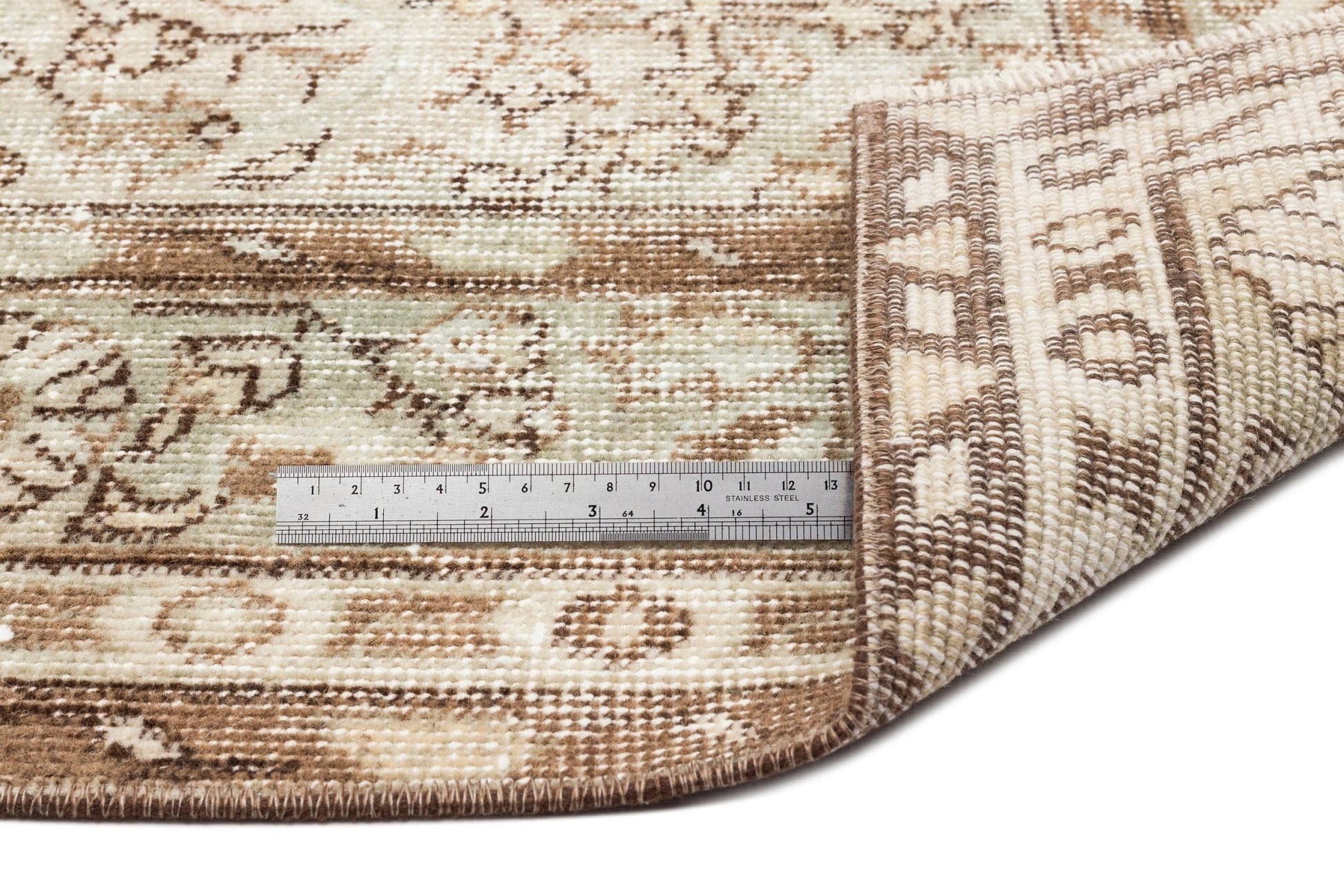 Atina 14277 Bej Eskitme Yün El Dokuma Halısı 168 x 278 - El Dokuma - HALI.NET