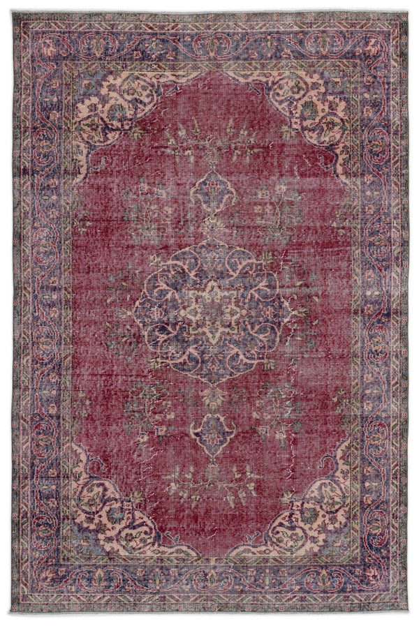 Bej Gri Anadolu Eskitme Klasik Yün Halı 178x270 - Özel Seri