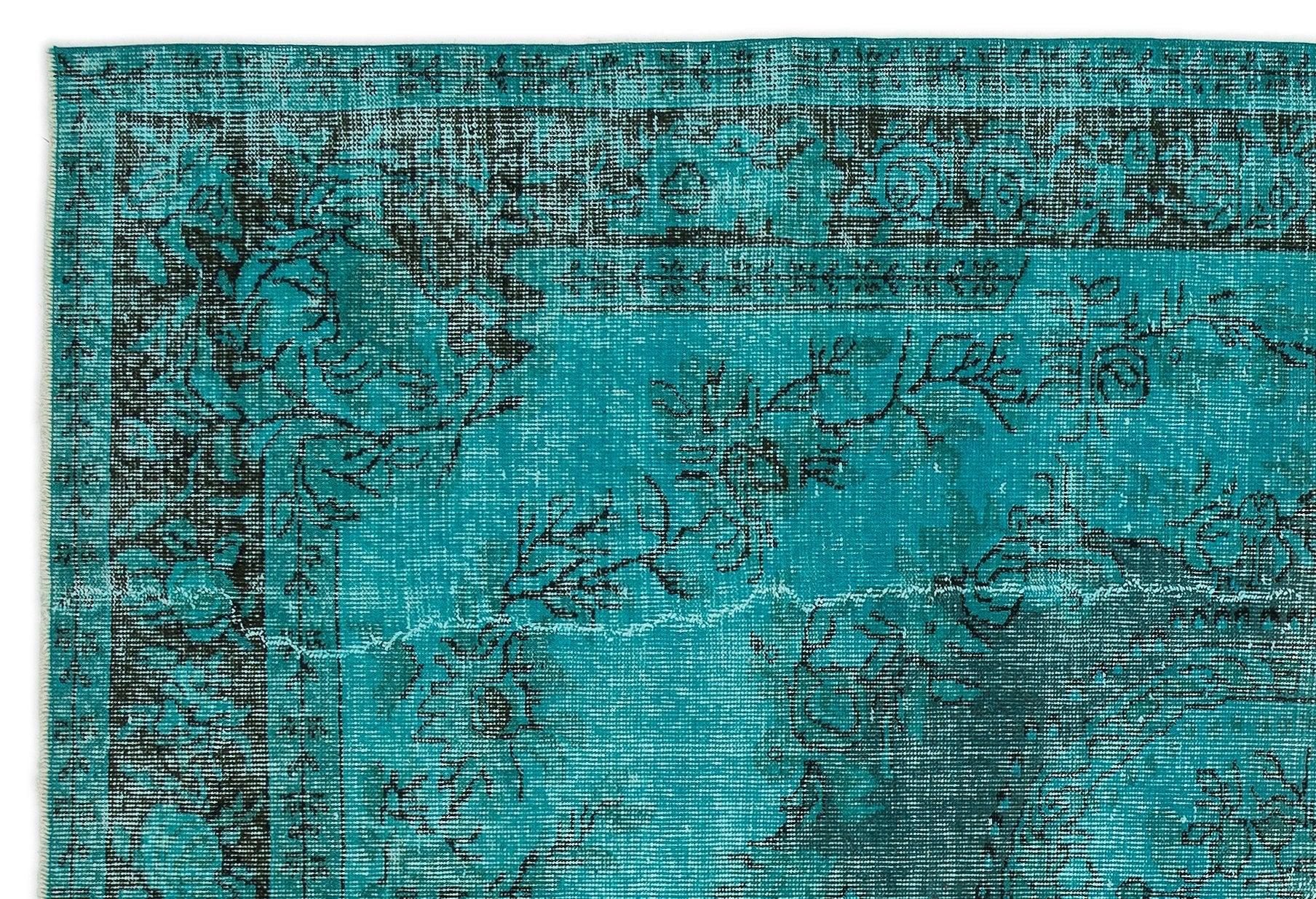 Gri Siyah Eskitme Klasik Yün Halı 178x265