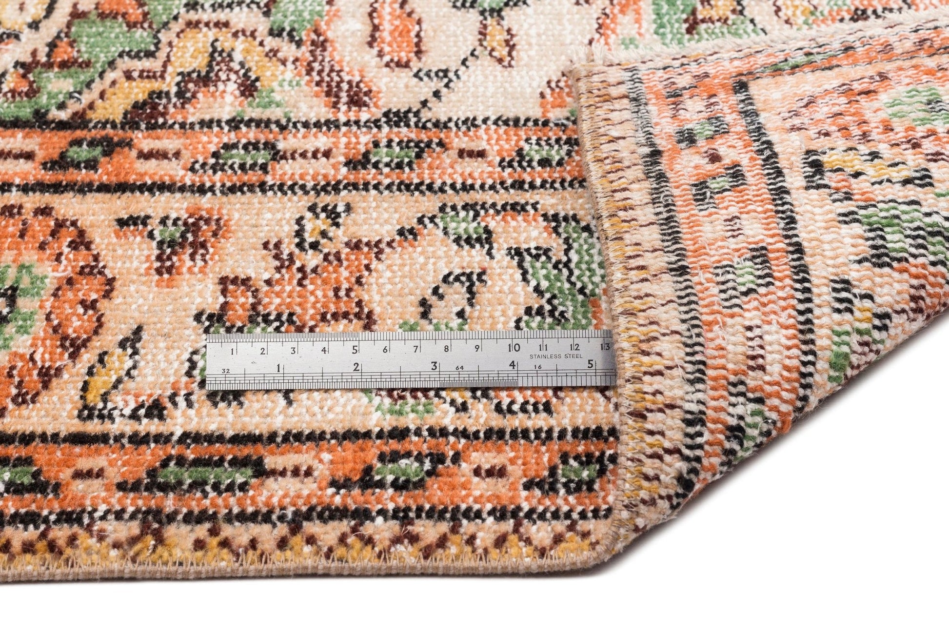 Atina 15057 Bej Eskitme Yün El Dokuma Halısı 181 x 281 - El Dokuma - HALI.NET