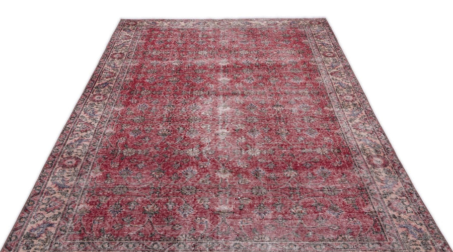 Antrasit Bej Anadolu Eskitme Klasik Yün Halı 167x287 - Özel Seri