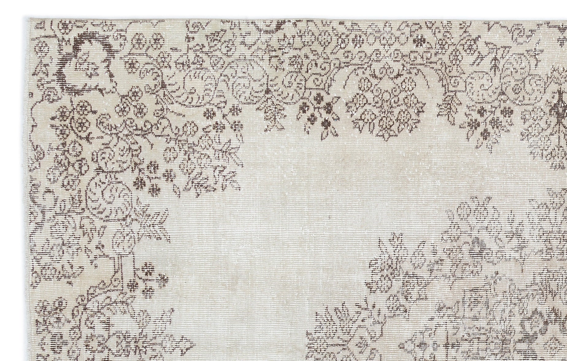 Atina 15914 Bej Eskitme Yün El Dokuma Halısı 167 x 266 - El Dokuma - HALI.NET