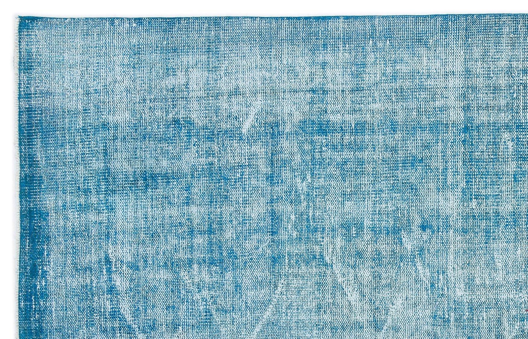 Beyaz Krem Bohem Eskitme Yün Halı 162x258