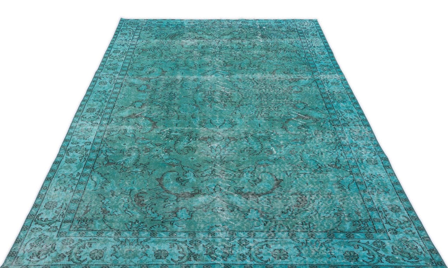 Beyaz Gri Anadolu Bohem Eskitme Yün Halı 165x283 - Özel Seri