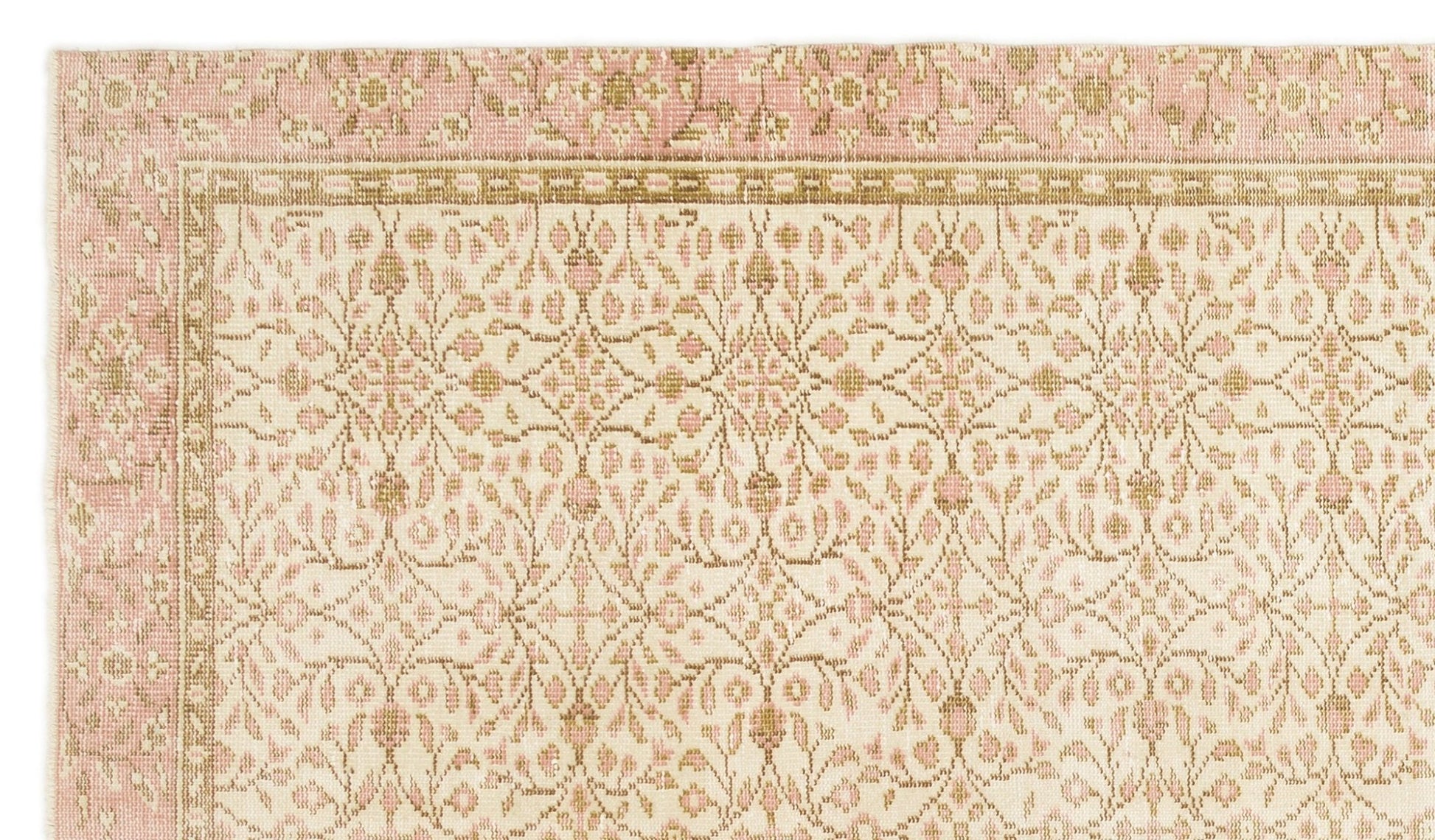 Atina 17140 Bej Eskitme Yün El Dokuma Halısı 170 x 300 - El Dokuma - HALI.NET