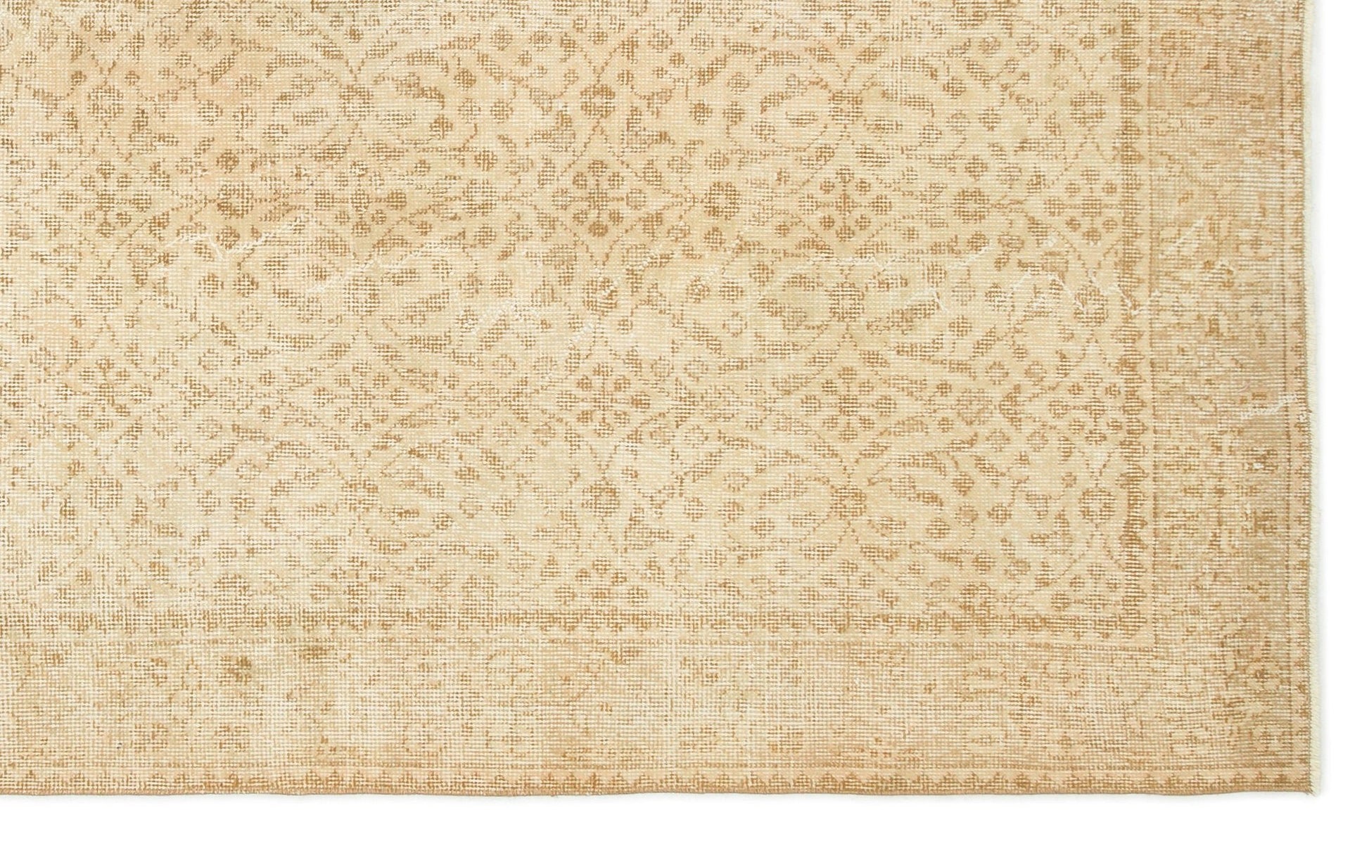 Atina 17572 Bej Eskitme Yün El Dokuma Halısı 162 x 276 - El Dokuma - HALI.NET