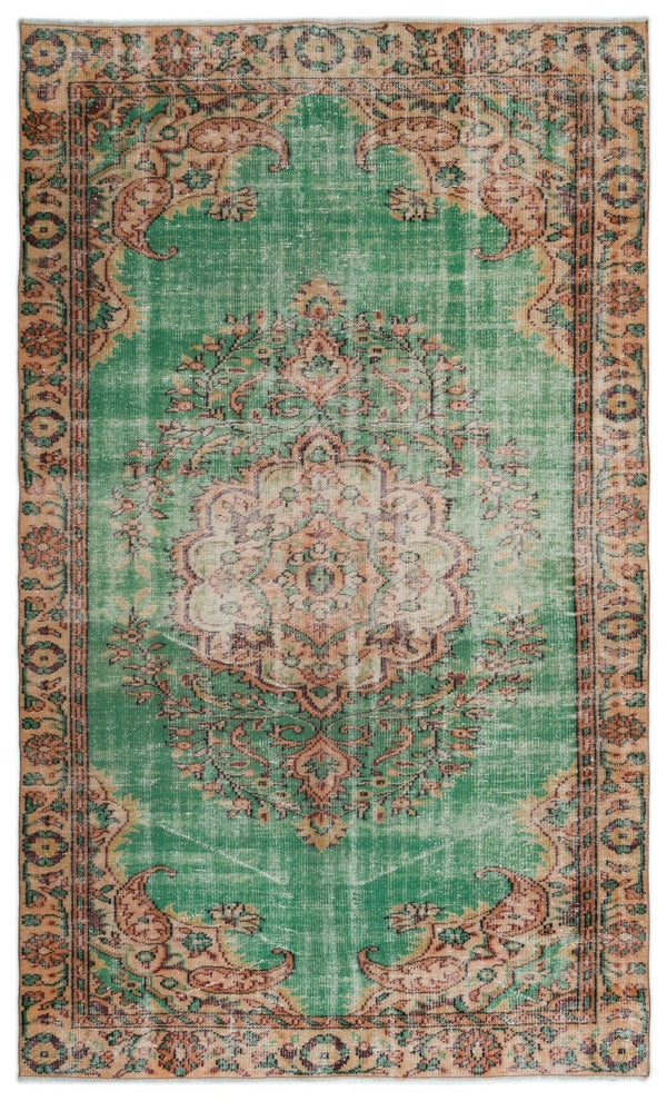 Siyah Isparta Bohem Madalyonlu Yün Halı 174x289 - Özel Seri