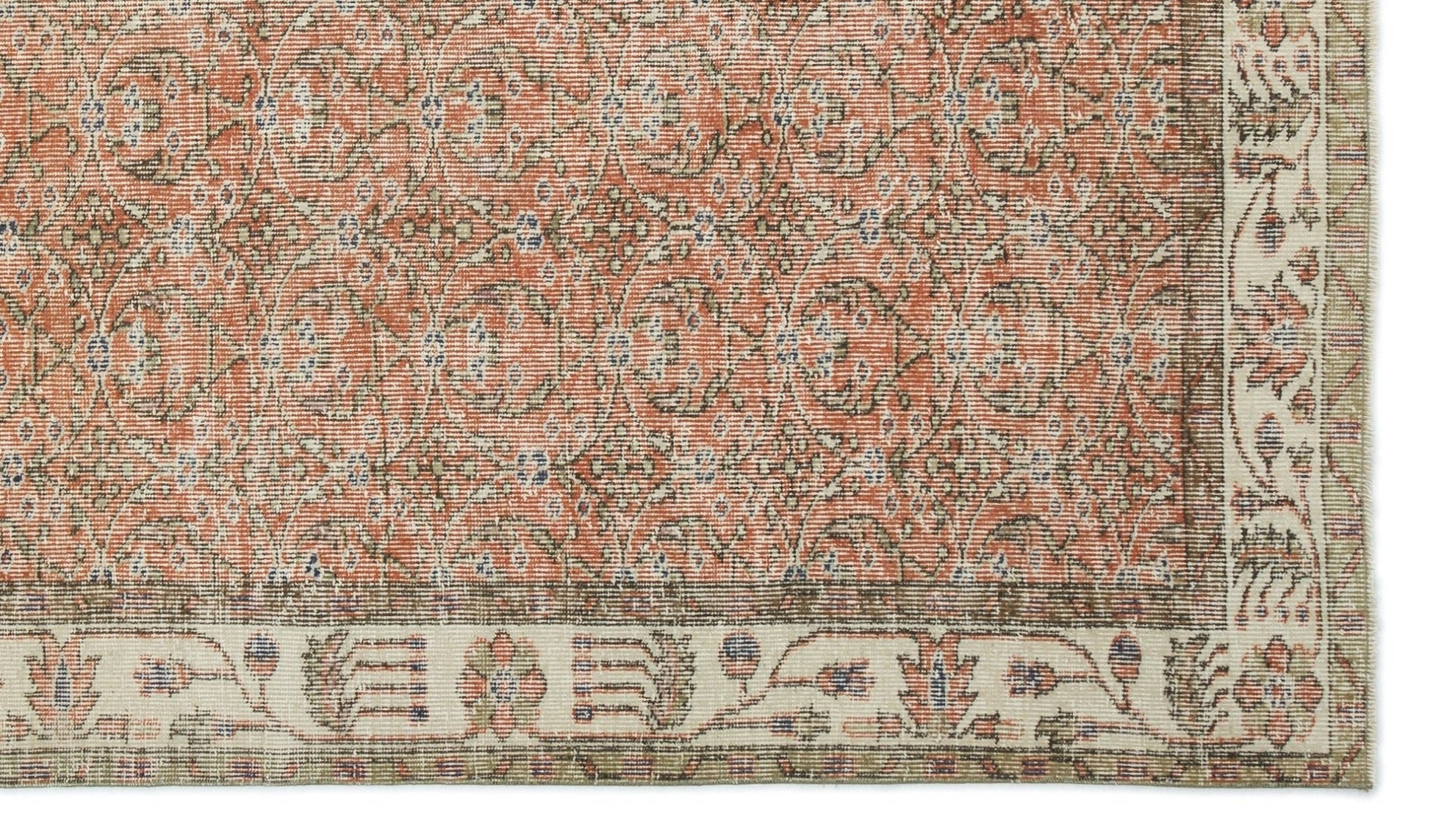 Atina 17925 Bej Eskitme Yün El Dokuma Halısı 169 x 288 - El Dokuma - HALI.NET