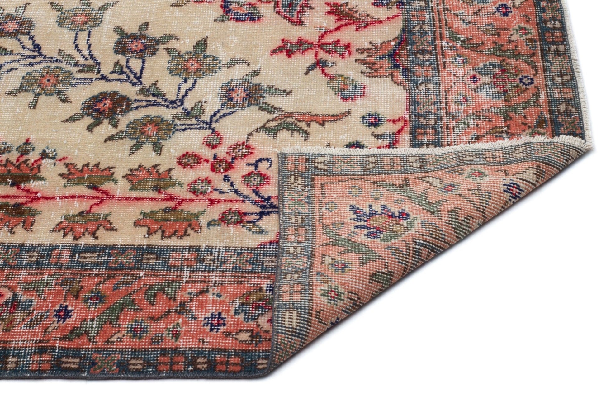 Atina 18790 Bej Eskitme Yün El Dokuma Halısı 158 x 280 - El Dokuma - HALI.NET