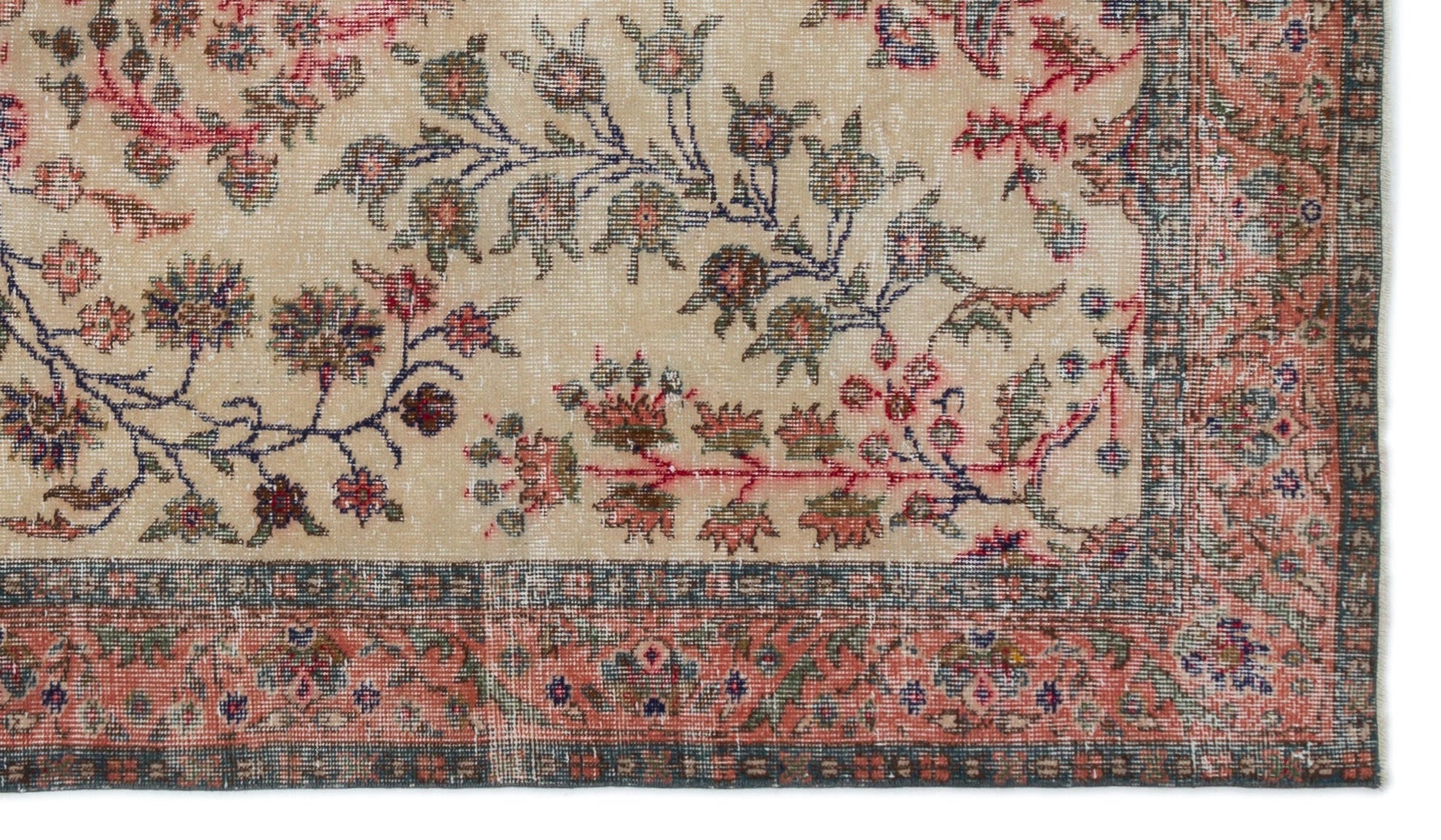 Atina 18790 Bej Eskitme Yün El Dokuma Halısı 158 x 280 - El Dokuma - HALI.NET