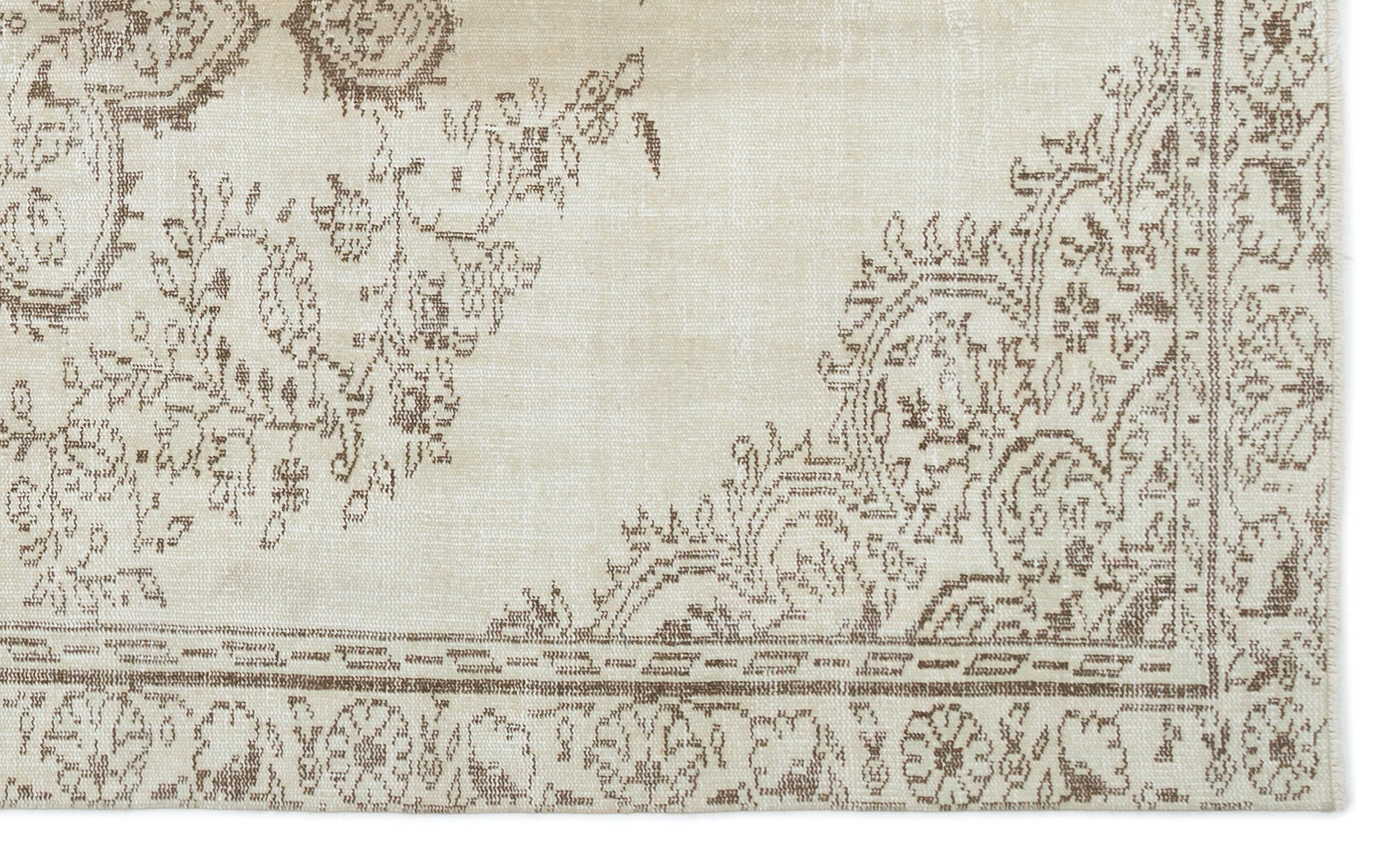 Atina 18874 Bej Eskitme Yün El Dokuma Halısı 160 x 260 - El Dokuma - HALI.NET