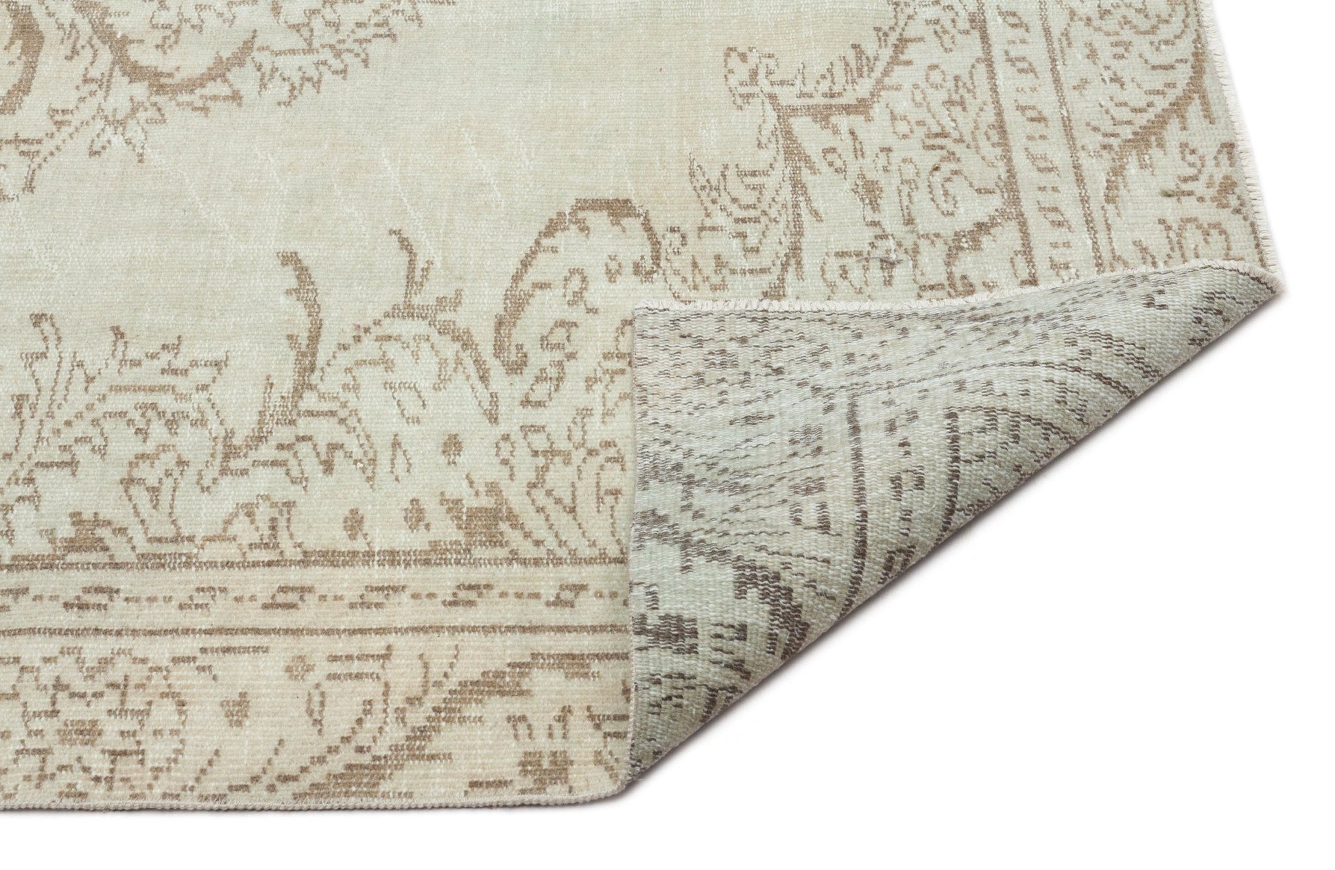 Atina 19290 Bej Eskitme Yün El Dokuma Halısı 163 x 277 - El Dokuma - HALI.NET