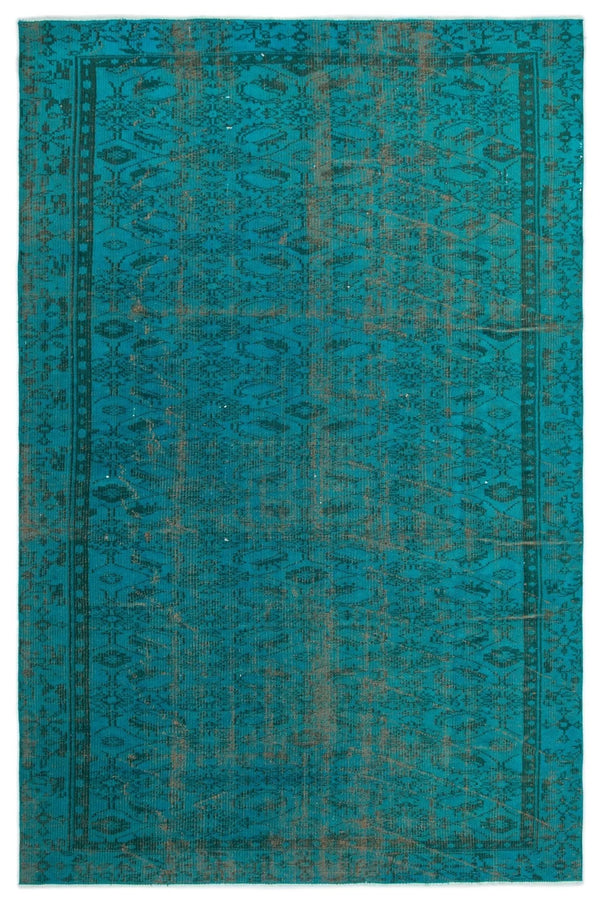 Bej Gri Bohem Eskitme Yün Halı 177x270