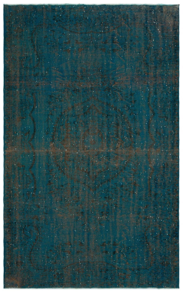 Siyah Bohem Eskitme Yün Halı 185x300