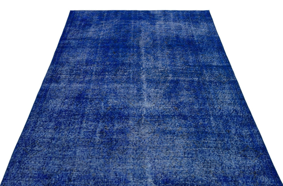 Beyaz Krem Anadolu Eskitme Çiçekli Yün Halı 160x270 - Özel Seri
