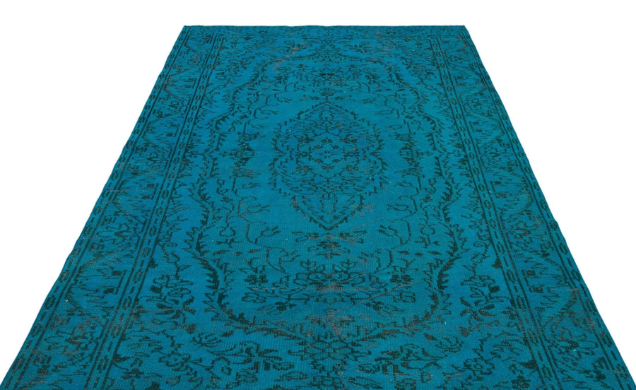 Antrasit Siyah Bohem Eskitme Yün Halı 179x278