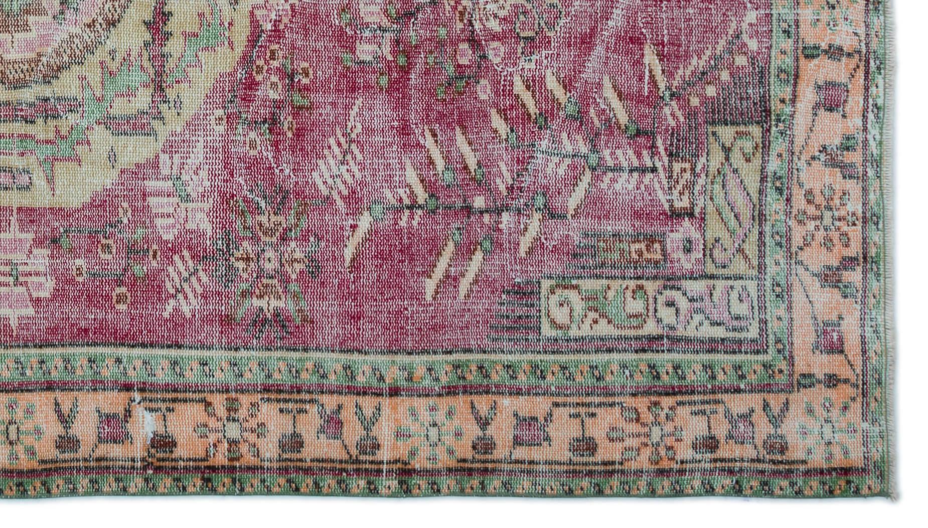 Bej Krem Anadolu Geometrik Klasik Yün Halı 148x262 - Özel Seri