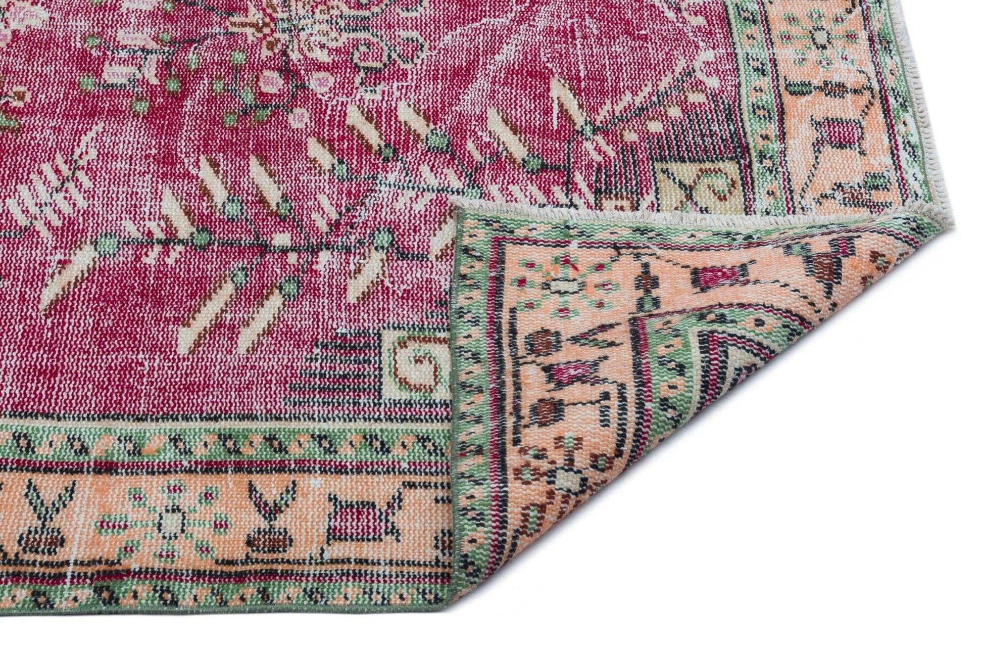 Bej Krem Anadolu Geometrik Klasik Yün Halı 148x262 - Özel Seri