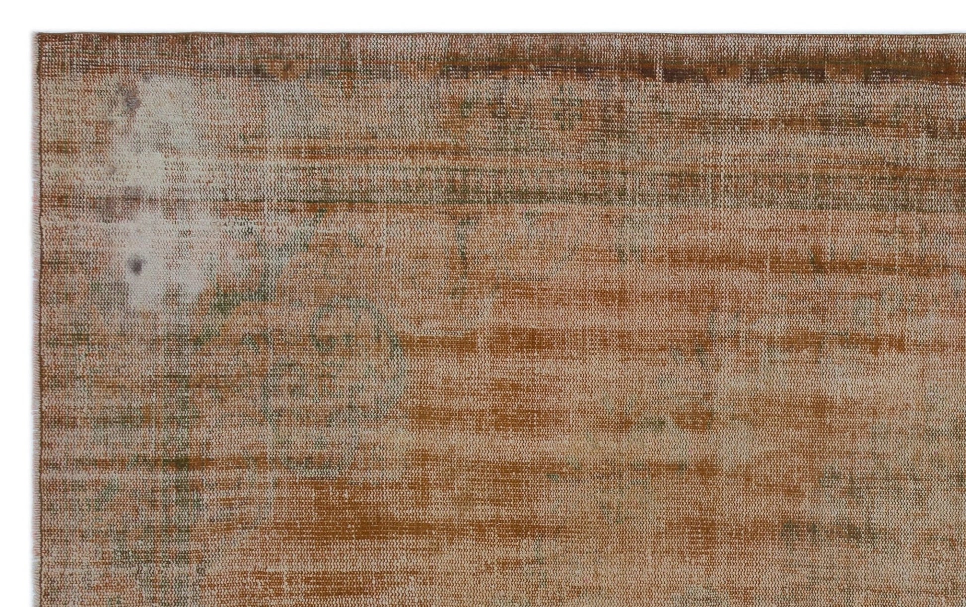 Atina 23645 Kahverengi Eskitme Yün El Dokuma Halısı 191 x 300 - El Dokuma - HALI.NET