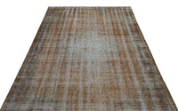 Handgeknüpfter Wollteppich Braun & Grau Abstrakt 175x300 cm