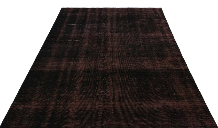 Siyah Eskitme Modern Yün Halı 176x275