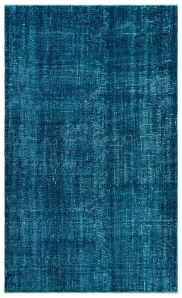 Mavi Bohem Eskitme Yün Halı 147x245