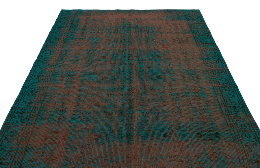 Siyah Bohem Eskitme Yün Halı 188x288