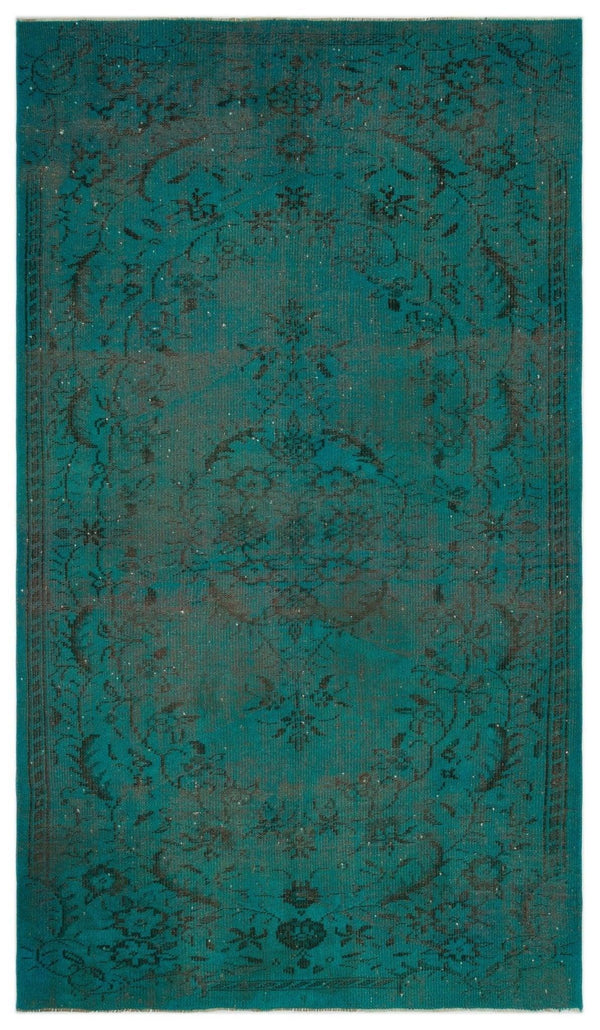 Siyah Bohem Eskitme Yün Halı 169x285