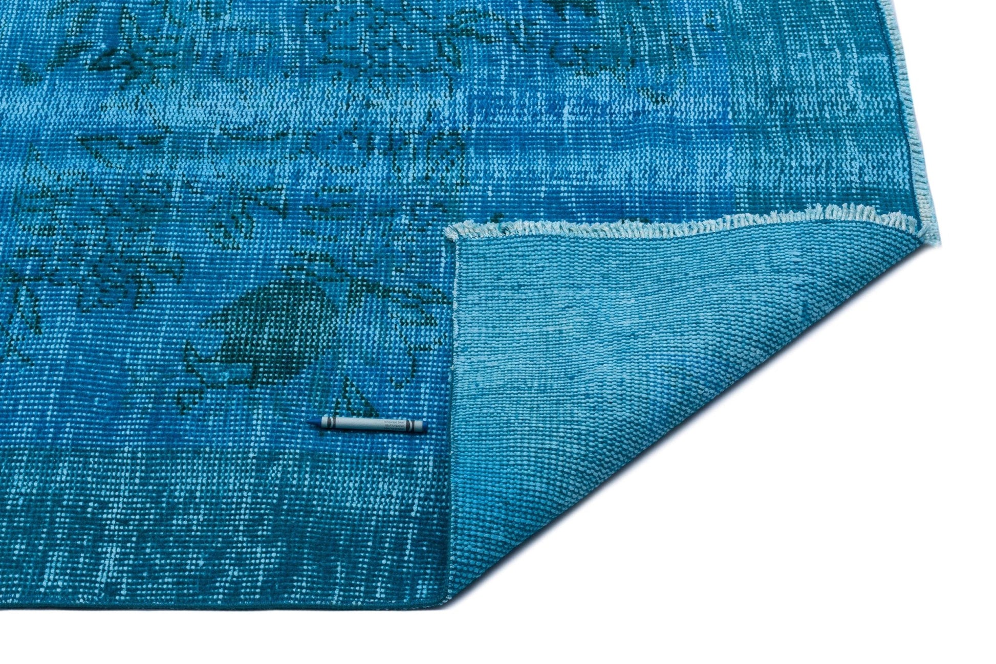 Atina 25659 Turkuaz Eskitme Yün El Dokuma Halısı 180 x 285 - El Dokuma - HALI.NET