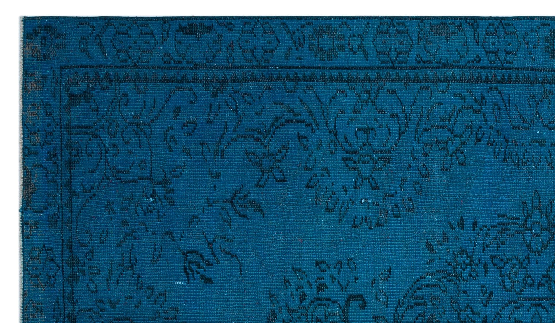 Atina 26902 Mavi Eskitme Yün El Dokuma Halısı 148 x 262 - El Dokuma - HALI.NET