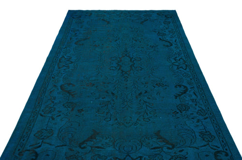 Atina 27040 Dark Blue Eskitme Yün El Dokuma Halısı 170 x 278 - El Dokuma - HALI.NET