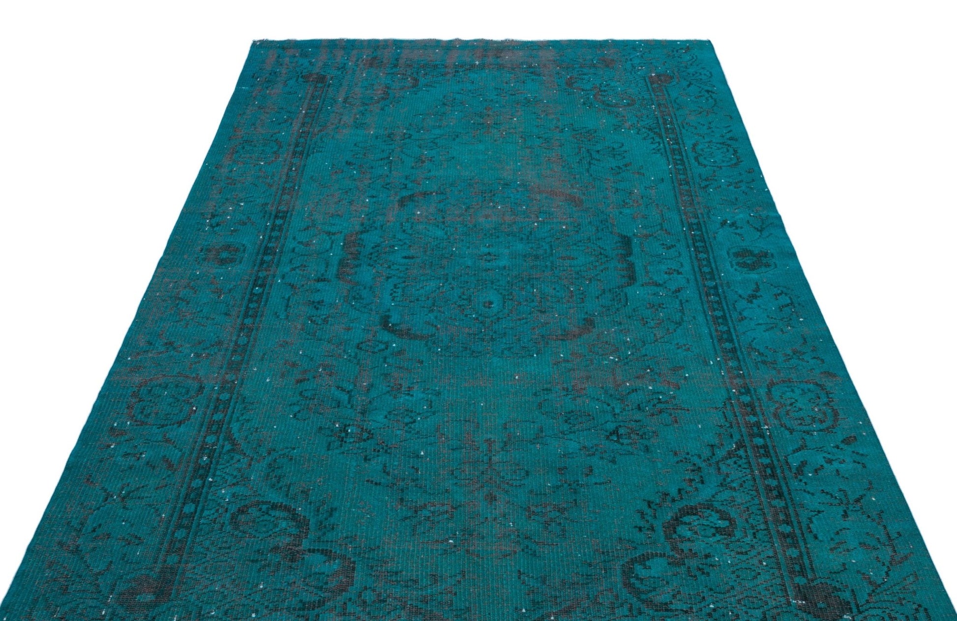 Atina 27269 Turkuaz Eskitme Yün El Dokuma Halısı 163 x 278 - El Dokuma - HALI.NET