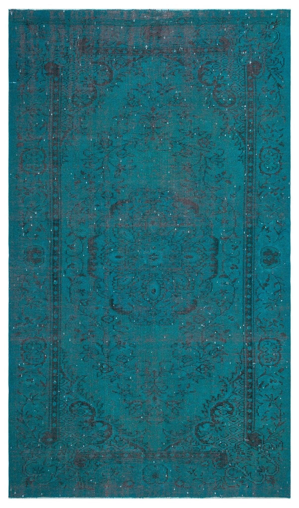 Antrasit Gri Anadolu Bohem Eskitme Yün Halı 163x278 - Özel Seri