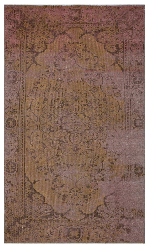 Bej Krem Anadolu Geometrik Çiçekli Yün Halı 156x262 - Özel Seri