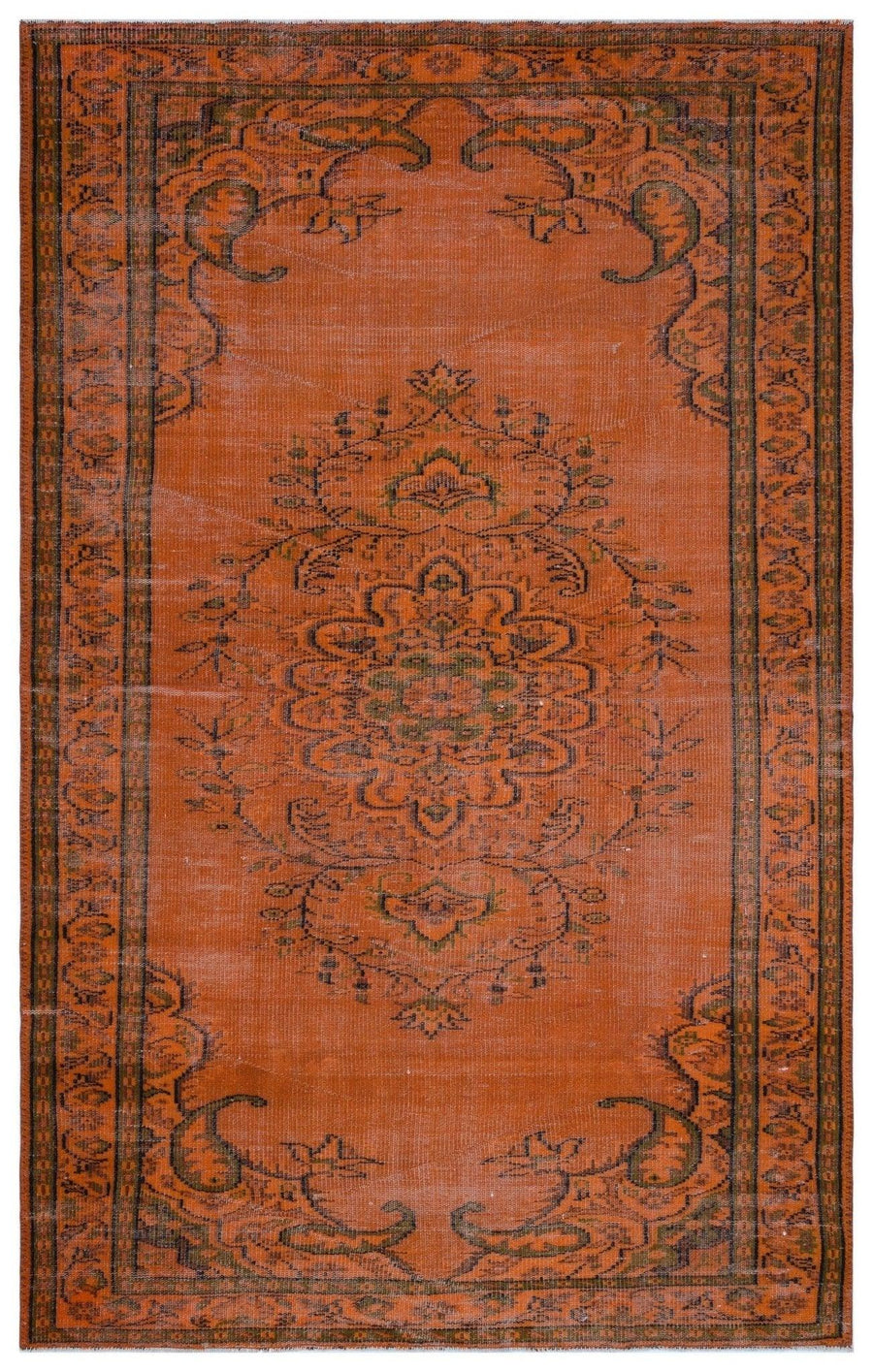 Bej Gri Bohem Eskitme Yün Halı 167x272