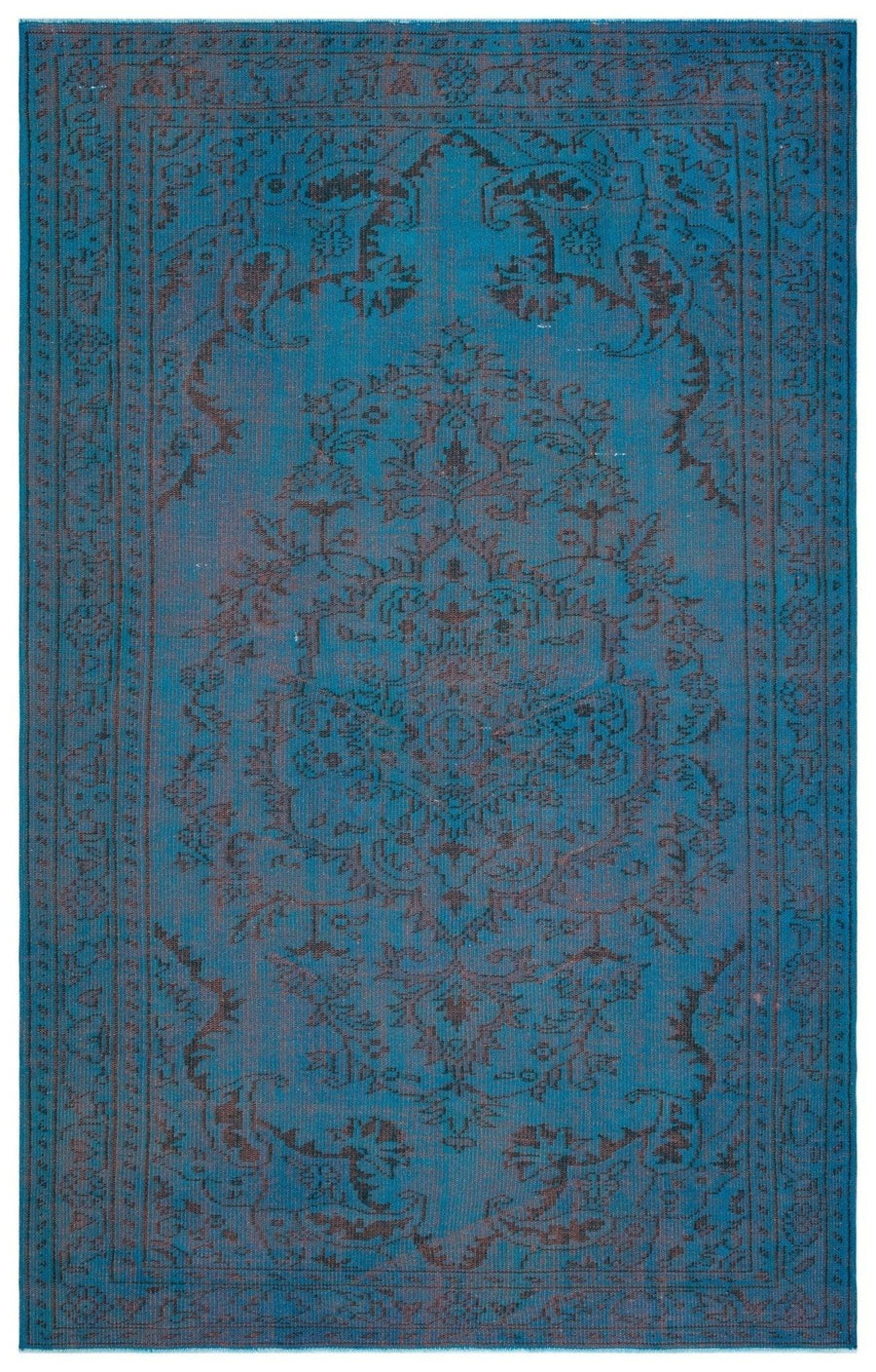 Siyah Anadolu Bohem Eskitme Yün Halı 179x280 - Özel Seri