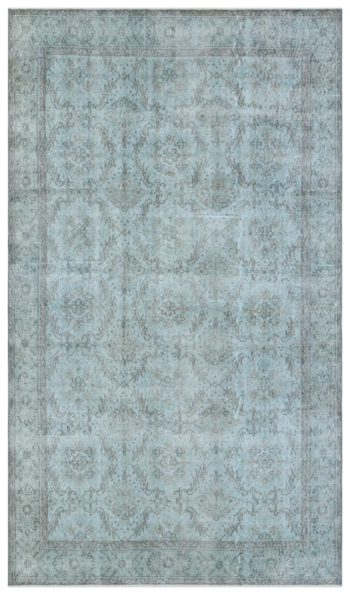 Atina 28856 Mavi Eskitme Yün El Dokuma Halısı 171 x 291 - El Dokuma - HALI.NET