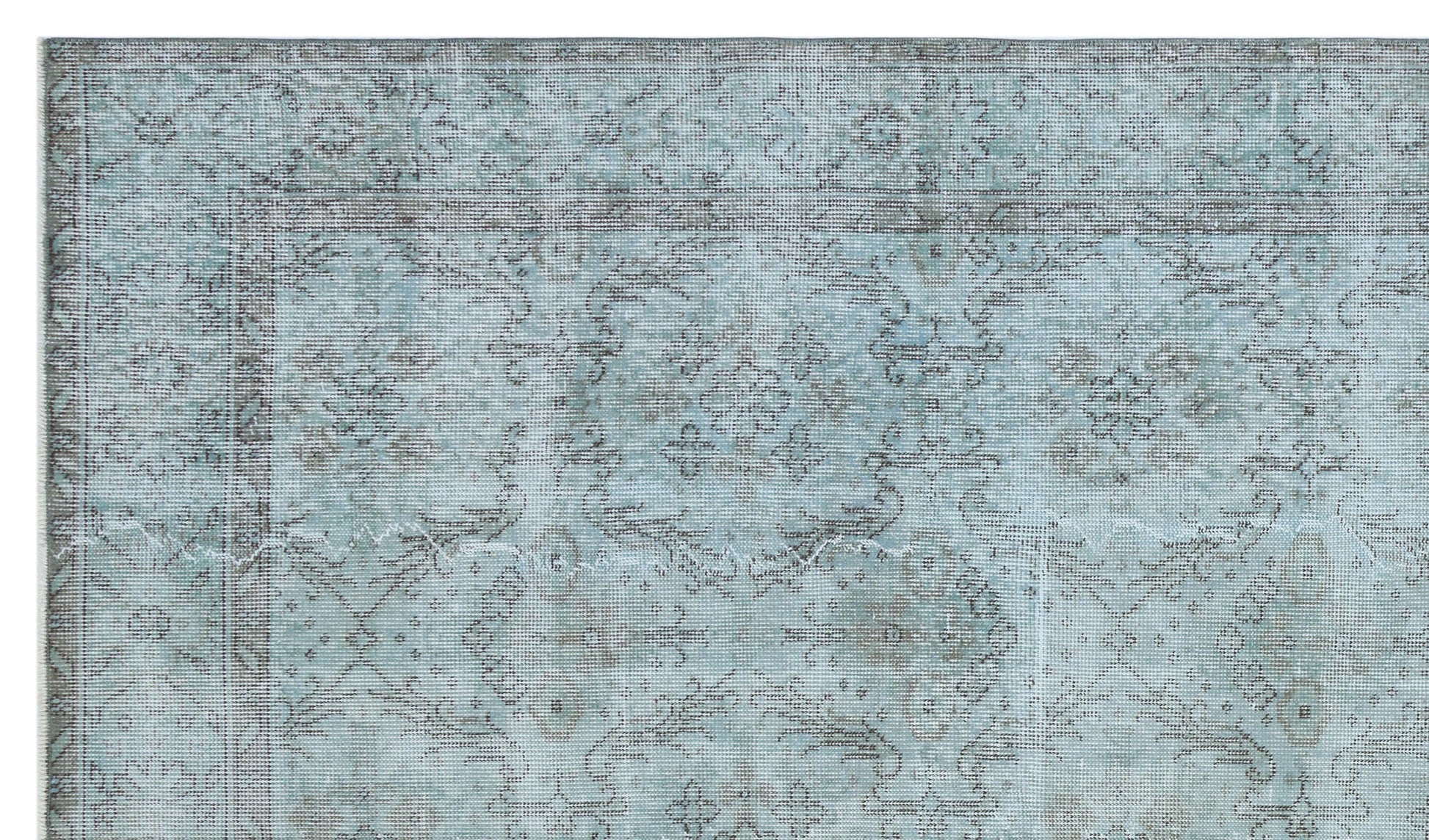 Atina 28856 Mavi Eskitme Yün El Dokuma Halısı 171 x 291 - El Dokuma - HALI.NET