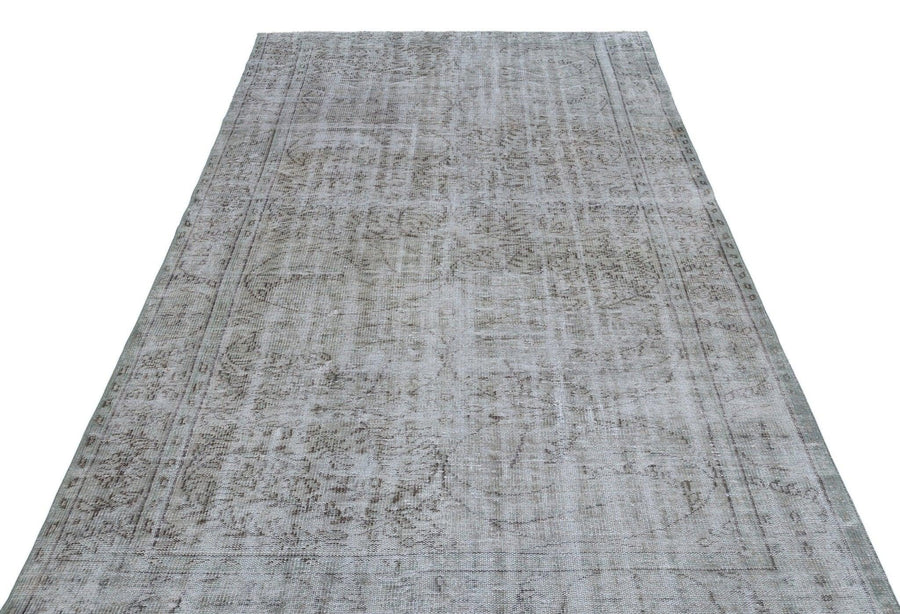 Bej Krem Anadolu Eskitme Geometrik Yün Halı 168x260 - Özel Seri