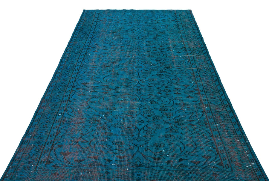 Kırmızı Lacivert Modern Yün Halı 171x272