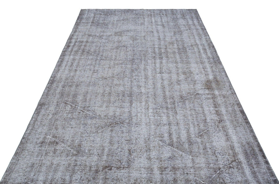 Gri Anadolu Eskitme Klasik Yün Halı 170x265 - Özel Seri